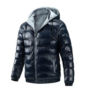 Nouvelle conception 2025, nouvelle arrivée, veste d'hiver à capuche pour homme, respirante, durable, 100% fibre, style streetwear - Product Image 5