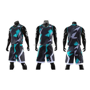 ชุดบาสเก็ตบอลพิมพ์ลายแบบซับลิเมชั่นราคาส่งถูก พร้อมสกรีนโลโก้และหมายเลขทีมตามสั่ง ระบายอากาศได้ดี แห้งเร็ว ชุดยูนิฟอร์มบาสเก็ตบอลชาย - Product Image 5