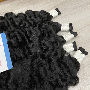 Extensions de cheveux de la meilleure qualité, magnifiques mèches de cheveux humains très lisses, faciles à appliquer, très haute qualité, bouclés à la vapeur, style birman. - Product Image 3