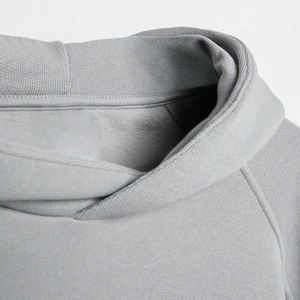Latest Design Custom Logo High Quality 500 GSM <b>Thick</b> Heavyweight <b>Fleece</b> Cotton-Polyester-Wool Blend Embroidery Cold Hoodies <b>Men</b> - Product Image 4
