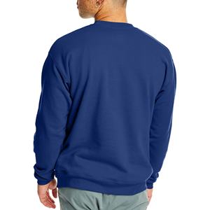 OEM Sweatshirts personnalisés de haute qualité 400 Gsm Coton Col Ras du Cou Sweat Uni Épais Hiver Surdimensionné Hommes Sweatshirts - Product Image 3