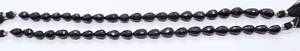 Perles facettées en spinelle noire naturelle AAA, forme goutte droite, 5x7 MM, perles de pierre précieuse en spinelle noire, 7 pouces, perles en spinelle en forme de larme, vente en gros - Product Image 3