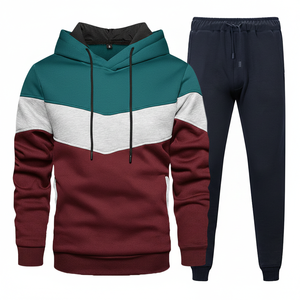Conjunto Deportivo de 2 Piezas para Hombre, Estilo Casual, para Invierno, Transpirable, para Entrenamiento, Proveedor de Ropa Deportiva al por Mayor - Product Image 2
