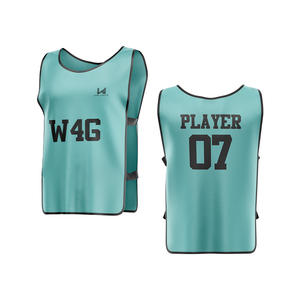 Maillots d'entraînement de football personnalisés avec logo imprimé, 100 % polyester, anti-humidité, séchage rapide, tailles adultes unisexes, toutes saisons - Product Image 1