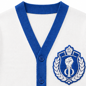 Zeta beta Sorority Embroidery <b>university</b> college Women Cardigans Sorority Embroidered Ladies Custom Style Woolen Cardigan - Product Image 3