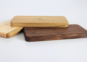 Creative Wholesale Customized Handmade Dessert Solid <b>Black</b> Acacia Wood <b>tray</b> - Product Image 3