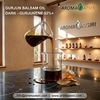 Aroma Atsiri Indonesia Aceite de Bálsamo de Gurjun Oscuro 52%+ – Aceite Esencial Puro de Gurjuneno con Aroma Cálido, Profundo y Amaderado para Perfumería
