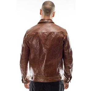 Chaqueta de Motocicleta de Cuero Genuino para Hombre, Impermeable, Transpirable, de Alta Calidad, Ecológica, Resistente al Viento, con Capucha, para Primavera - Product Image 2