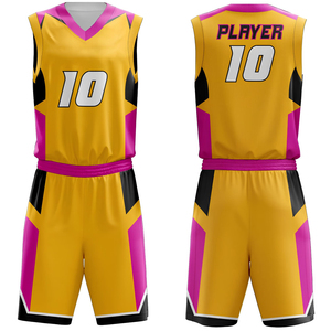 Uniforme de Baloncesto Personalizado con Impresión Digital, Ecológico, 100% Poliéster, de Secado Rápido, Cómodo y Transpirable, Superventas - Product Image 1
