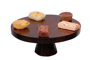 Moderno Soporte de Madera Ecológico para Tartas, Pedestal para Postres y Frutas, Bandeja Rústica de Madera para Servir en Bodas, Fiestas y Panaderías - Product Image 5
