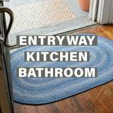 Tapis en jute tressé écologique durable personnalisé, épais, design moderne antidérapant, ovale, pour salle à manger, cuisine ou couloir - Product Image 4