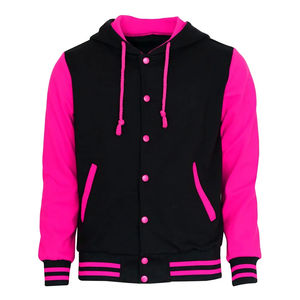Chaqueta Varsity de Invierno Personalizada al por Mayor con Logotipo Bordado, 100% Lana, Resistente al Viento, Transpirable, Casual, Unisex para Hombre - Product Image 6
