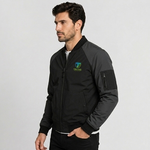Wholesale Hot Selling Men's Bomber <b>Jacket</b> Outerwear Regular Length Warm Filling Breathable Bomber <b>Jacket</b> Outdoor Winter Logo - Product Image 6