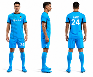 Muestra Gratuita de Uniforme de Fútbol SPRINT SPORTS Unisex para Adultos, Impresión por Transferencia de Calor, 100% Poliéster, Secado Rápido, Manga Corta, Personalizable - Product Image 6
