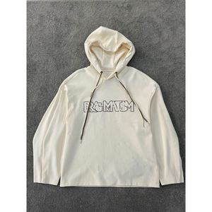Sweat à capuche surdimensionné pour homme, double couche, en polaire polyester/coton, léger, respirant, anti-plis, écologique et de haute qualité - Product Image 1