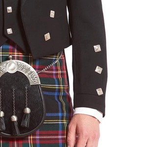 Chaqueta Escocesa de Tartán de Alta Calidad para Hombre, Chaqueta de Boda Highland Prince Charlie, Superventas, OEM, ODM - Product Image 6