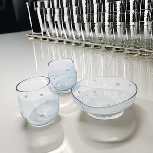 แก้วช็อตเป่าทำมือของที่ระลึกทางธุรกิจ-ปรับสีและโลโก้ได้สำหรับของขวัญ - Product Image 1