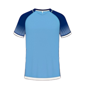 Maillots de football/soccer personnalisés et ensembles d'uniformes d'équipe 100% polyester col en V manches courtes Fournisseur en gros OEM Fabricant - Product Image 2
