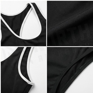 Traje de baño de una pieza para mujer North Approach, traje de baño elástico con cuello redondo y estampado en contraste negro - Product Image 4
