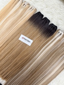 Perruque Lace Front de Luxe NASA HAIR VIETNAM, Cheveux Humains 100% Naturels du Vietnam, Super Double Drawn, Raides, Brun Clair, pour Lace - Product Image 4