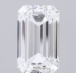 Diamante Cultivado en Laboratorio con Certificación IGI, Corte Esmeralda de 4.32 CT, Color D, Claridad VVS1, CVD LG 774604443, ROYAL GEMS para Joyería - Product Image 1