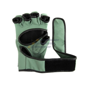 Top Quality Factory Made Customizable PU Leather MMA Boxing Gloves Custom Color Logo for Closure Adjustable Wrist Comfortable - Product Image 6