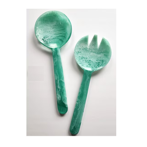 Cuillères à salade en résine écologiques AL MALIK CRAFT, en stock, compatibles lave-vaisselle et micro-ondes, logo personnalisé, pour mariages et fêtes - Product Image 6