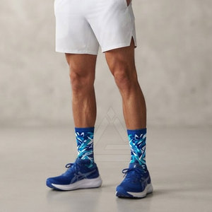 Chaussettes de cricket haut de gamme, vêtements de sport personnalisés pour équipe, respirantes, performance optimisée, tricotées, avec talon et bout renforcés, design athlétique - Product Image 2