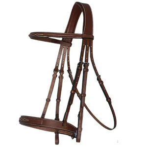 Longe de cheval en nylon rembourrée en polaire avec logo personnalisé, réglable, douce, pour l'entraînement - Product Image 2