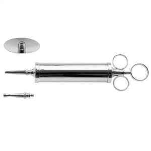 Seringue vétérinaire Pentax pour le retrait de cérumen avec système de blocage par filetage, trois anneaux, outils de seringue auriculaire vétérinaire Reiner - Product Image 2