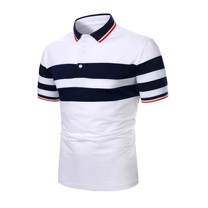 Prix de gros, prix bas, polos personnalisés avec logo, coton satiné, printemps, polos pour hommes, écologiques, respirants, polos à bas prix - Product Image 5