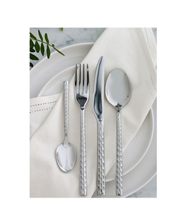 Contemporary Metal Cutlery Set Stainless Steel <b>Flatware</b> Dining Collection For Home Kitchen Restaurant Use - Product Image 6