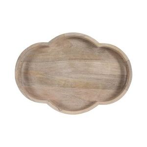 Bandeja de madera con forma de nube, muy vendida, bandeja decorativa moderna de diseño único para servir bocadillos, para usar en la mesa de café, nueva. - Product Image 2