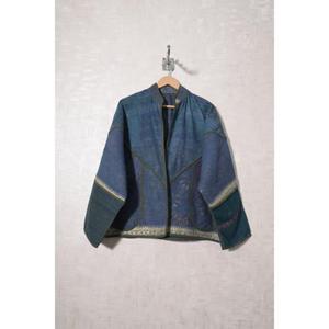 Chaqueta Boho de Algodón Tejido Transpirable, Acolchada, Estilo Kantha Vintage, Hecha a Mano, para Mujer, Ropa Étnica India de Invierno, Prenda Exterior con Parches - Product Image 2