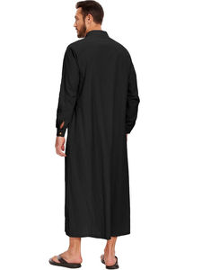 Nouvelle conception, vente en gros, vêtements Thobe pour hommes, Thobe blanc teint, design personnalisé, Thobes arabes pour la prière quotidienne, respirant - Product Image 3