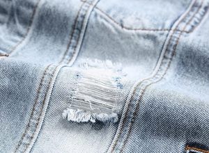 Veste en jean décontractée pour homme, couleur unie, hiver 2025, 100% coton, logo sur le devant, respirante, écologique, séchage rapide, haute qualité, 280g - Product Image 6