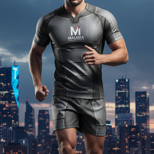 Uniformes de Rugby Personalizados para Equipos Profesionales, Conjunto de Camiseta y Pantalones Cortos Sublimados, Uniformes de Rugby para Clubes con Absorción de Humedad, OEM - Product Image 6