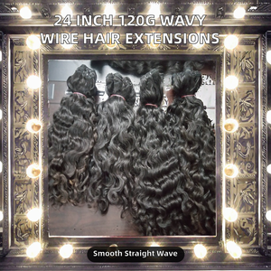 ผมต่ออินเดียแท้ เกรดพรีเมียม ย้อมสีอ่อน สำหรับเครื่องเย็บผม Genius Double Weft แบบตรงสลวยเป็นลอน พร้อมบริการฟอกสี - Product Image 3