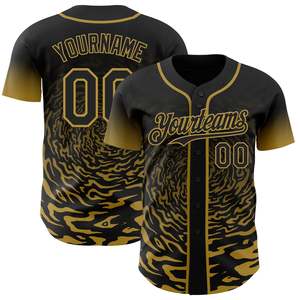 ชุดเบสบอลสมัยใหม่ ผ้าตาข่ายแบบ Bird Eye สำหรับทีม  รับสั่งทำลายพิมพ์แบบ Heat Transfer เสื้อกีฬาแขนสั้น - Product Image 1