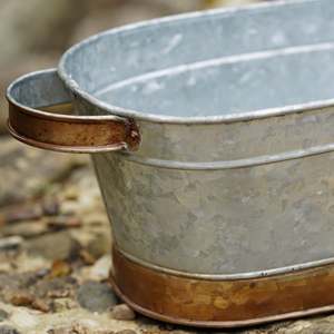 Hot Selling Antique handmade metal <b>planter</b> Outdoor garden decorative <b>planter</b> <b>Rectangle</b> metal <b>planter</b> outdoor <b>Planters</b> <b>Pots</b> - Product Image 2