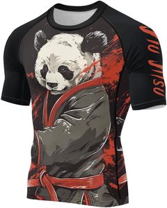 เสื้อรัดกล้ามเนื้อแขนยาวสำหรับผู้ชายแบบสั่งทำพิเศษสำหรับกีฬาบราซิลเลียนยิวยิตสู ผลิตจากโพลีเอสเตอร์ 100% คุณภาพพรีเมียม บริการ OEM พิมพ์ลายด้วยความร้อน - Product Image 2