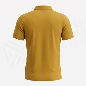 เสื้อโปโลกอล์ฟแขนสั้นผ้าไนลอนผสมสแปนเด็กซ์สำหรับผู้ชาย แห้งเร็ว เนื้อผ้าเย็นสบาย ระบายเหงื่อได้ดี คุณภาพสูง รับผลิตตามแบบ เสื้อกีฬา - Product Image 2