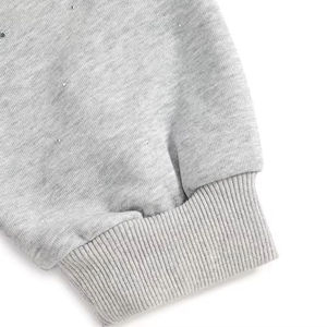 Sudadera con Capucha Personalizada con Pedrería, de Lujo, de Algodón Grueso, con Cristales, Unisex, Estilo Y2K, Sudadera Brillante - Product Image 3