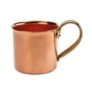 Elegant Drinkware <b>Copper</b> Mug Moscow Mule <b>Cup</b> Smooth Design for Cocktail Bar Kitchen Restaurant Table - Product Image 6