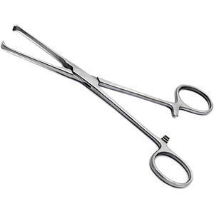 Pinzas para Tejidos Allis de Alta Calidad, 6 Pulgadas, Acero Inoxidable, Manual, Instrumentos Quirúrgicos de Primera Clase, Gris, Rocks Dental - Product Image 6