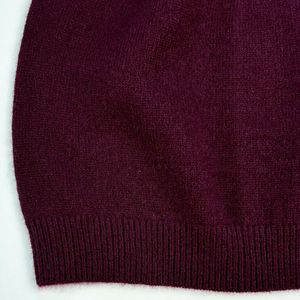 Premium Maroon Knit Beanie <b>Hat</b> Custom Logo <b>Winter</b> Warm Soft Stretchable Unisex Casual Outdoor Headwear - Product Image 5