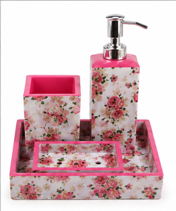 Luxury Bathroom Gift Set Handmade Vanity Organizer Soap Dispenser <b>Toothbrush</b> <b>Holder</b> Housewarming Bathroom Accessories - Product Image 6