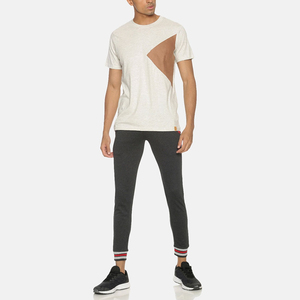 T-shirt pour homme en coton 100% tricoté à col rond, respirant, séchage rapide, vêtements décontractés de mode haut de gamme, prix bas, taille personnalisée - Product Image 4