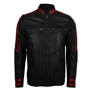 Fashionable Custom Design <b>Men</b> <b>Leather</b> <b>Jacket</b> Pakistan Made Top Product <b>Leather</b> <b>Jacket</b> for <b>Men</b> and Bikers winter <b>jacket</b> - Product Image 1