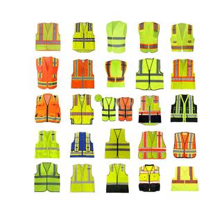 Chaleco de Seguridad Reflectante de Alta Visibilidad OEM 120g/M2, Chaqueta de Seguridad para la Construcción, Chaleco Reflectante de Seguridad para Trabajo en Carretera - Product Image 1